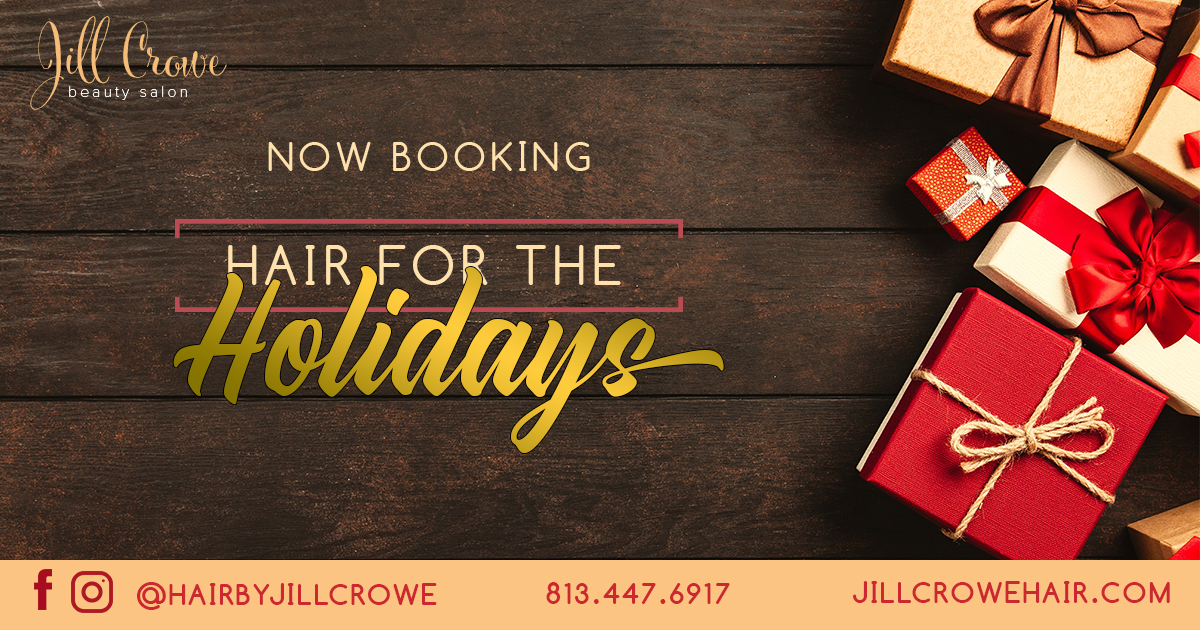 hair by jill crowe holiday promo